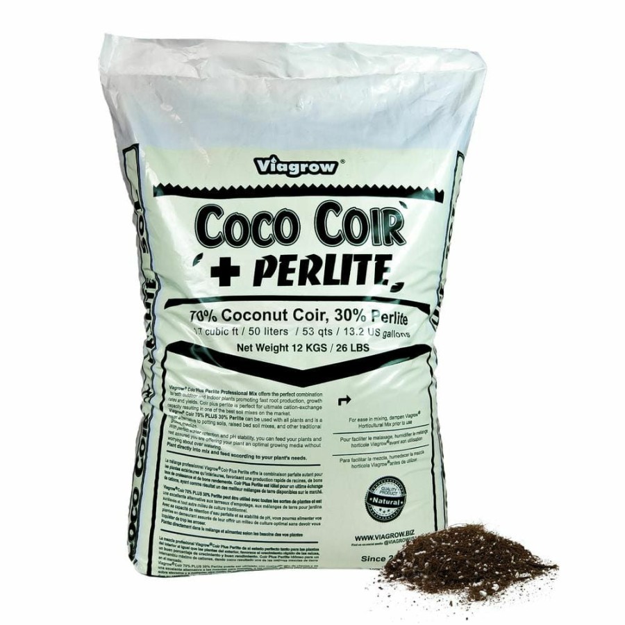 * Viagrow 1.7 Cu. Ft. Coco Coir Plus Perlite Premium Grow Media