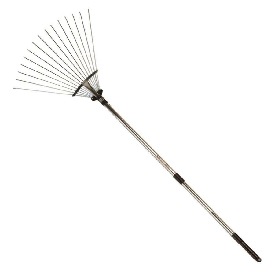 * Barnel Usa 34 In. To 70 In. Steel Head Telescopic Adjustable Fan Rake