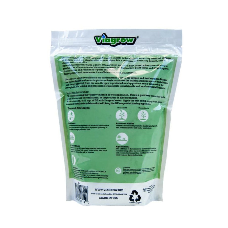 * Viagrow 10 Oz. Diatomaceous Earth Food Grade